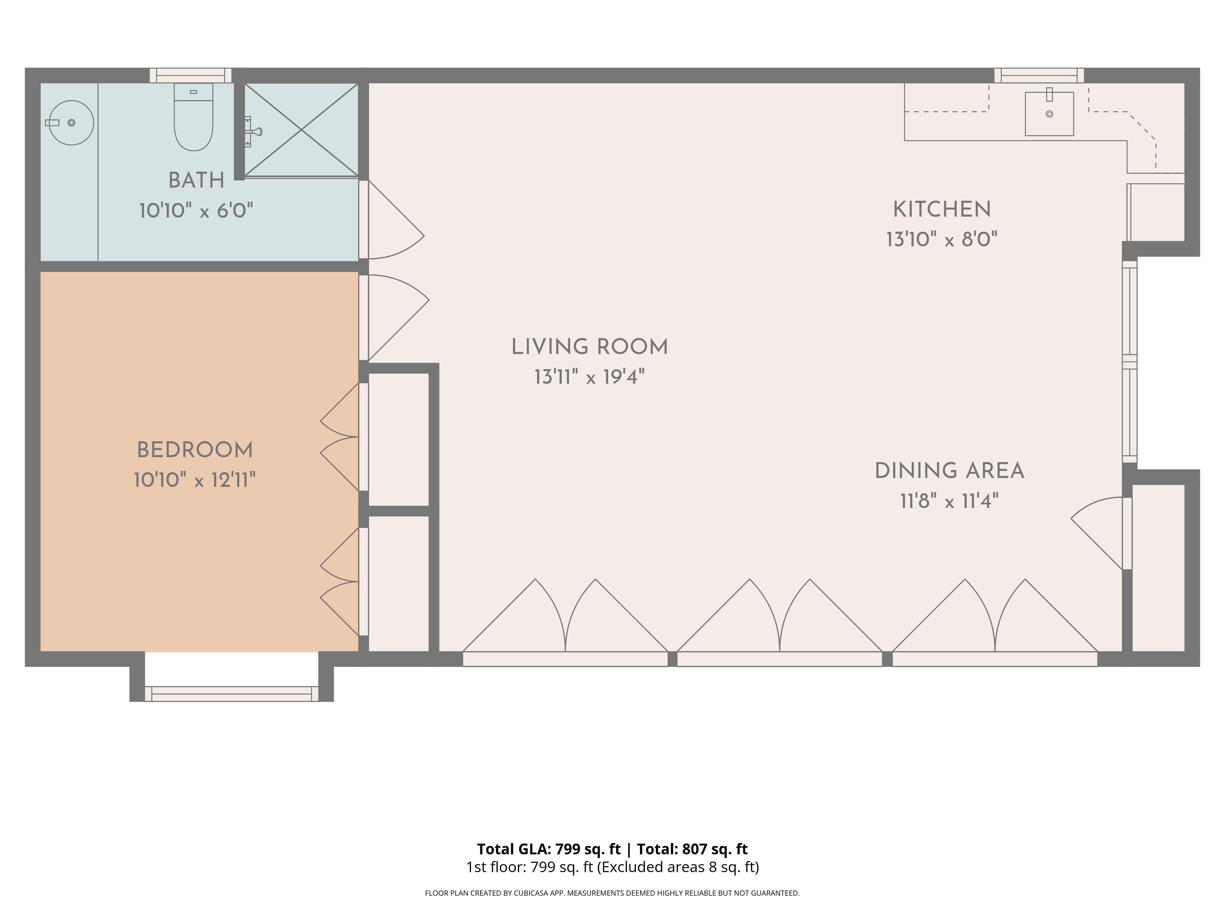 Guest house floor plan